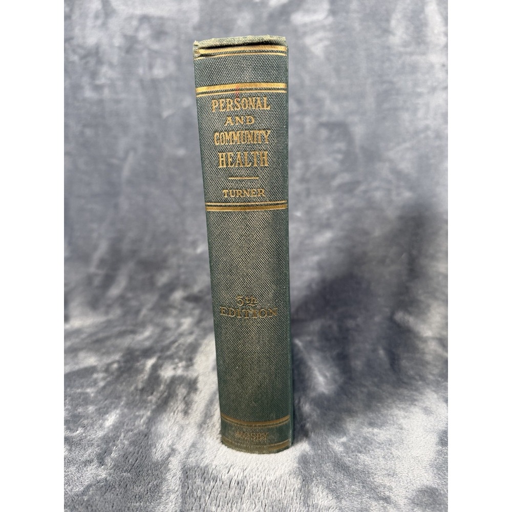 Vintage 1939 Personal And Community Health Turner Green HC Mosby St Louis US